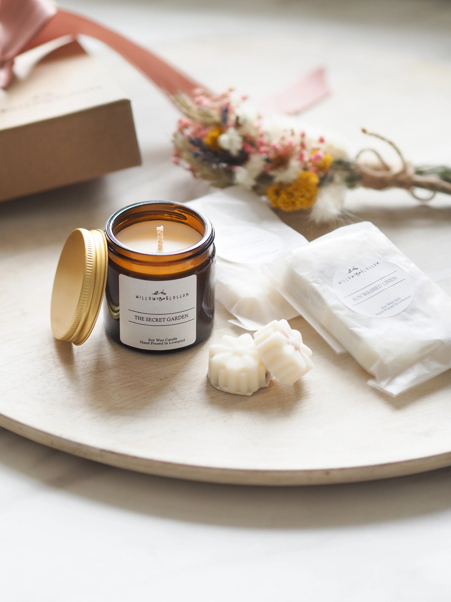 The Secret Garden Candle & Wax Melts Gift Set