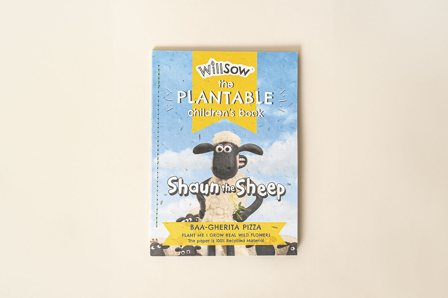 TheFoalyard Willsow Shaun the Sheep Baa-gherita Pizza The Plantable Wildflowers Childrens Book