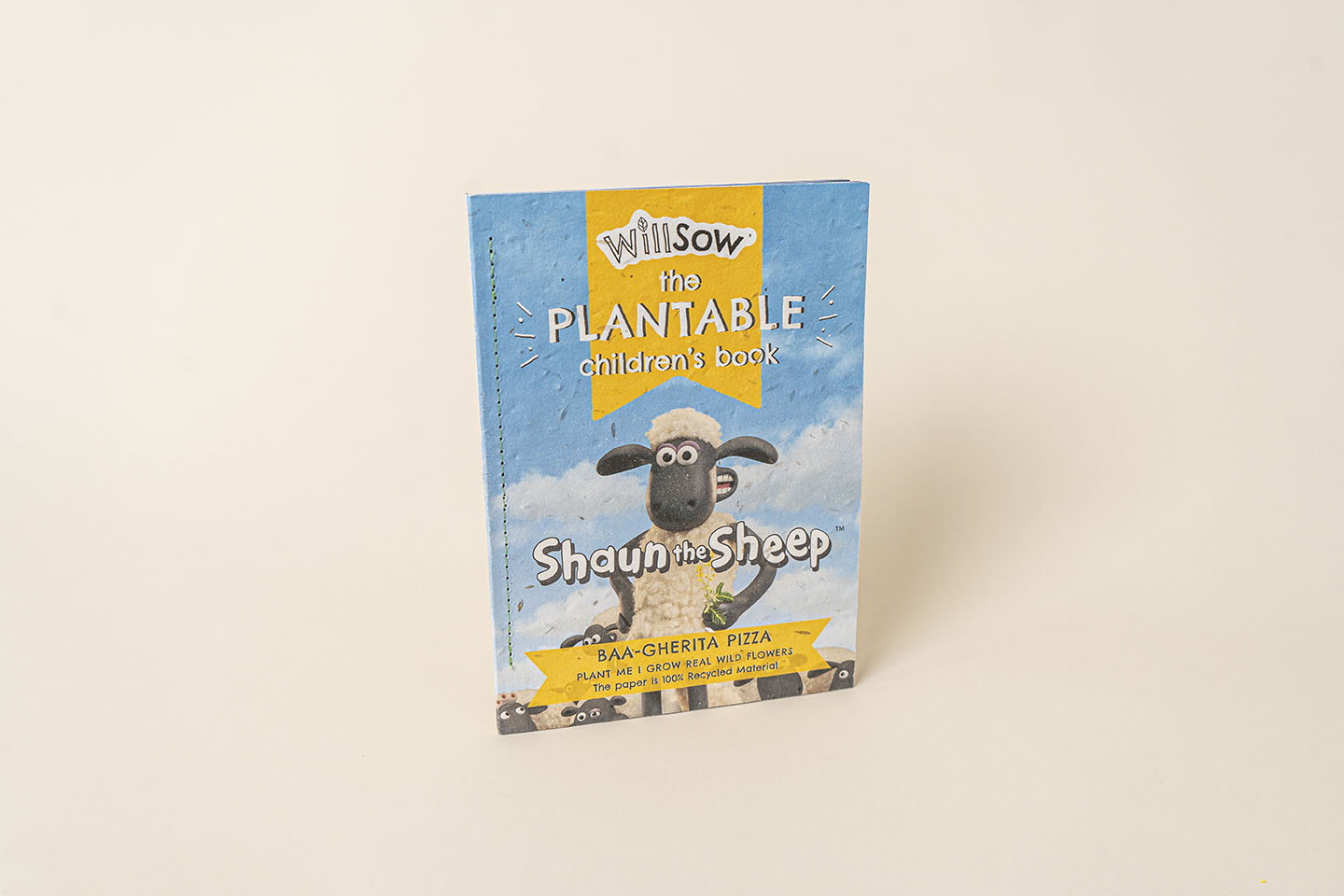 TheFoalyard Willsow Shaun the Sheep Baa-gherita Pizza The Plantable Wildflowers Childrens Book ground