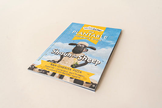 TheFoalyard Willsow Shaun the Sheep Baa-gherita Pizza The Plantable Wildflowers Childrens Book seeds