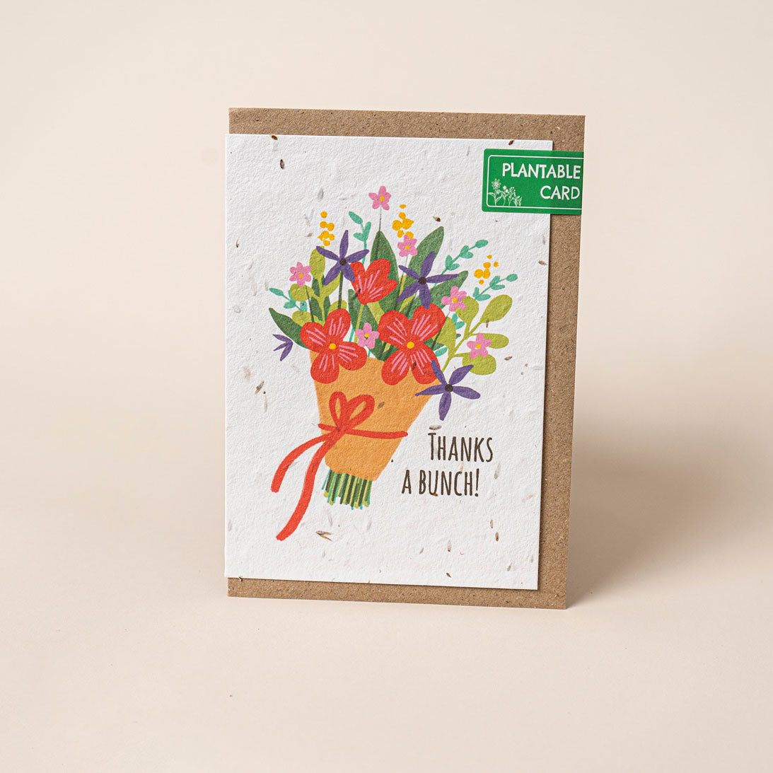 TheFoalyard Willsow Thanks a Bunch Wildflowers Plantable Card