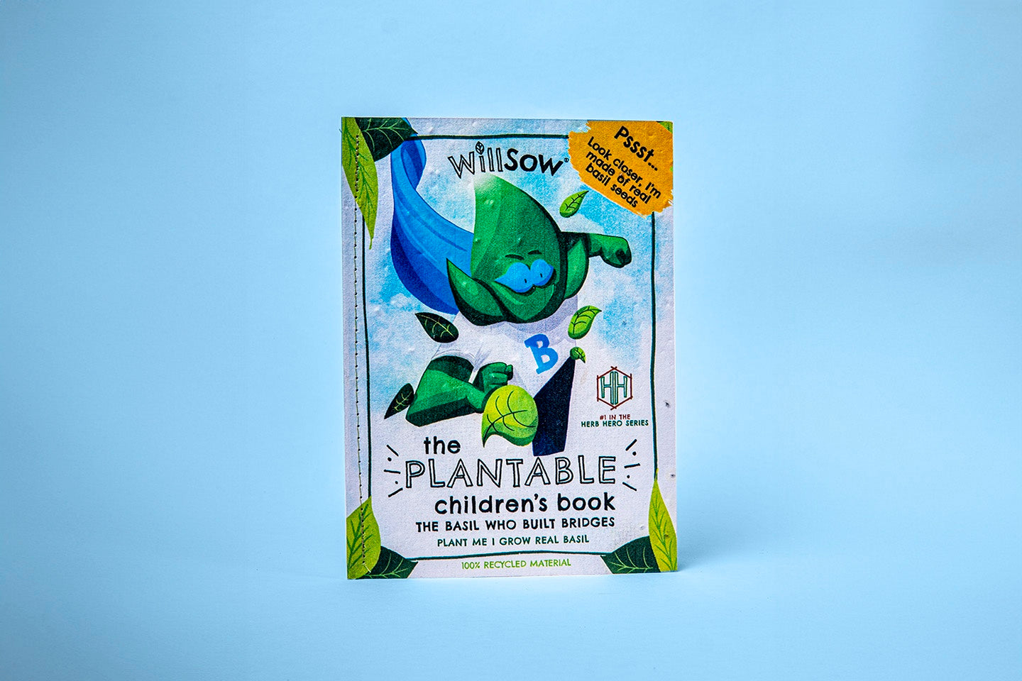 TheFoalyard Willsow The Basil Who Built Bridges The Plantable Basil Childrens Book