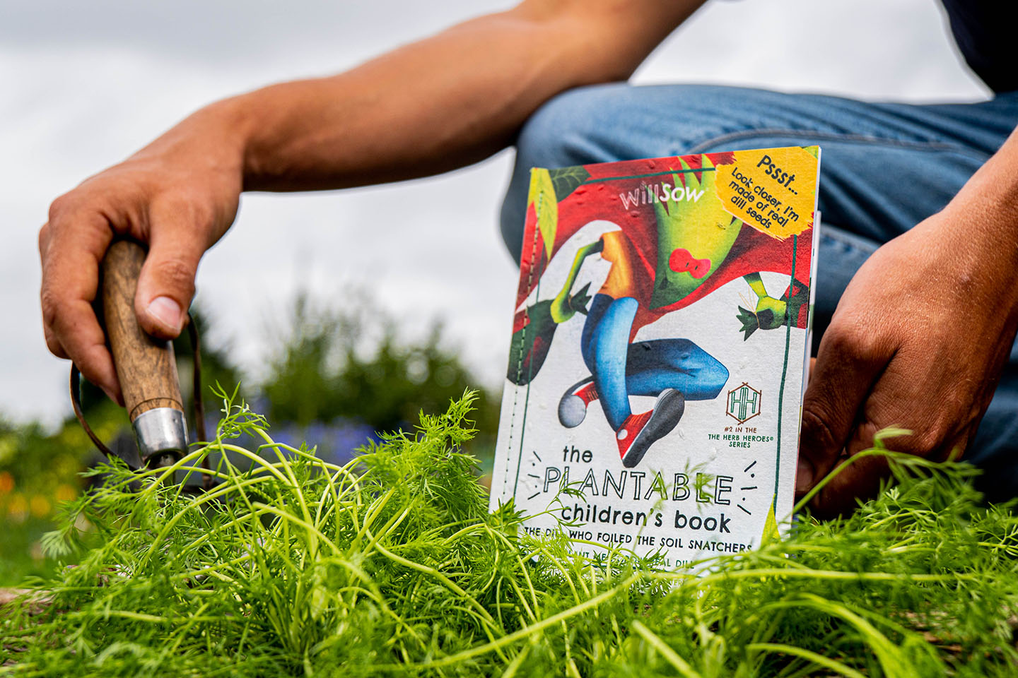 TheFoalyard Willsow The Dill Who Foiled the Soil Snatchers The Plantable Dill Childrens Book outdoor