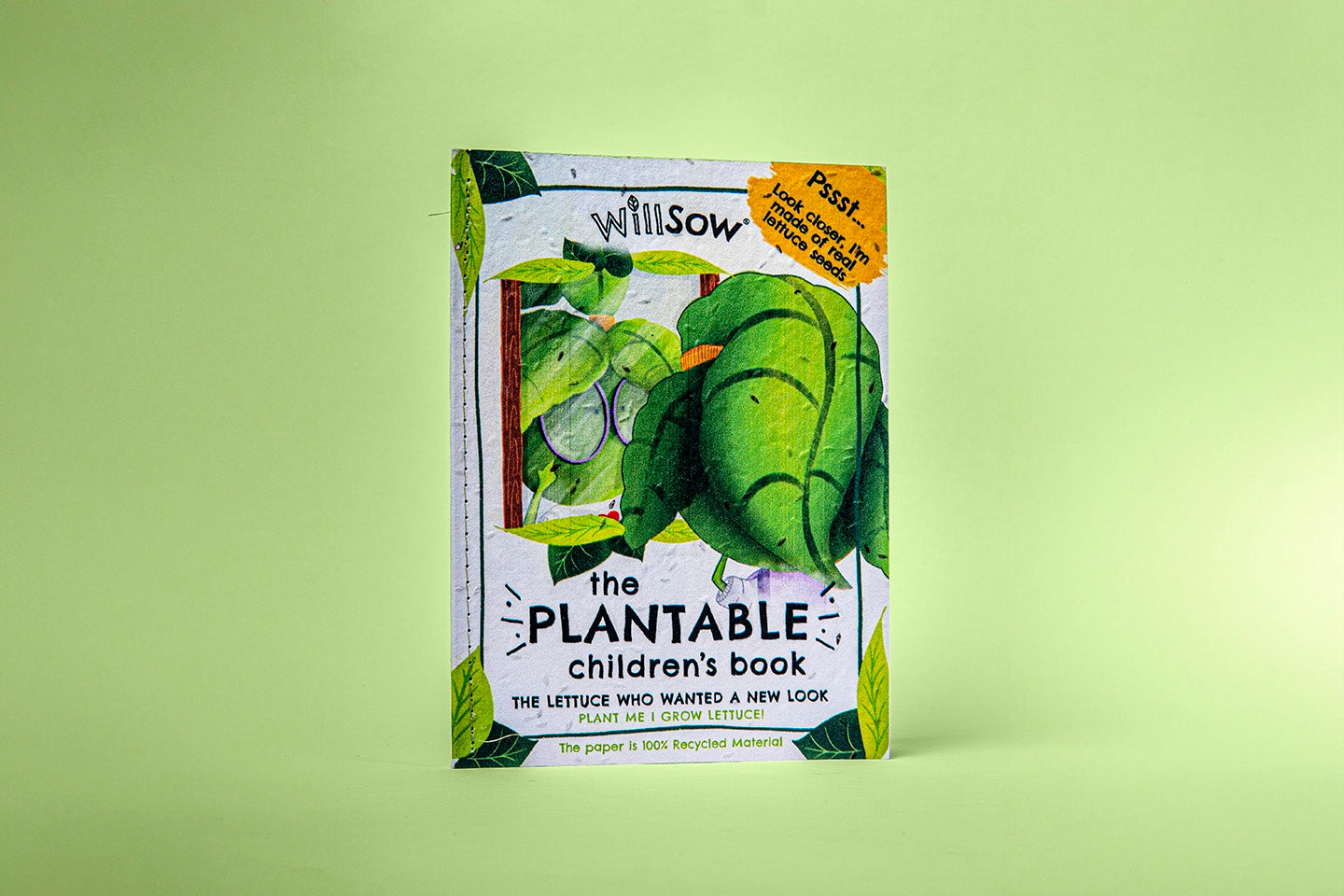 TheFoalyard Willsow The Lettuce Who Wanted a New Look The Plantable Lettuces Childrens Book