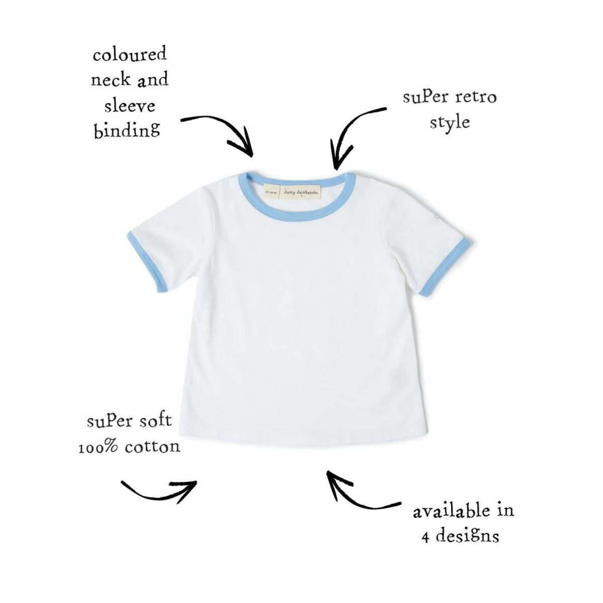 The Jack Tee - Pale Blue