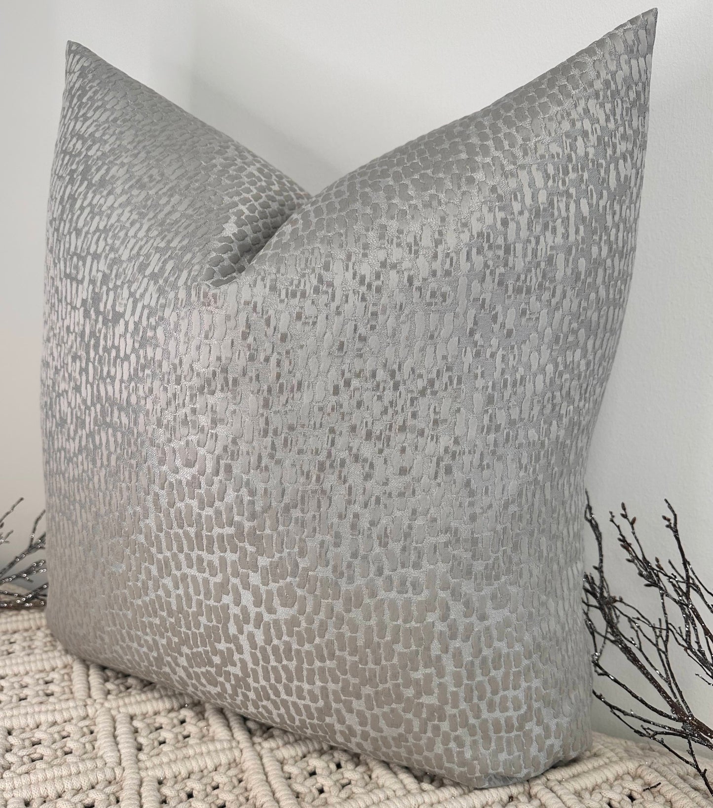 The Couture Cushion - The Silver Carioca - Style No. 212