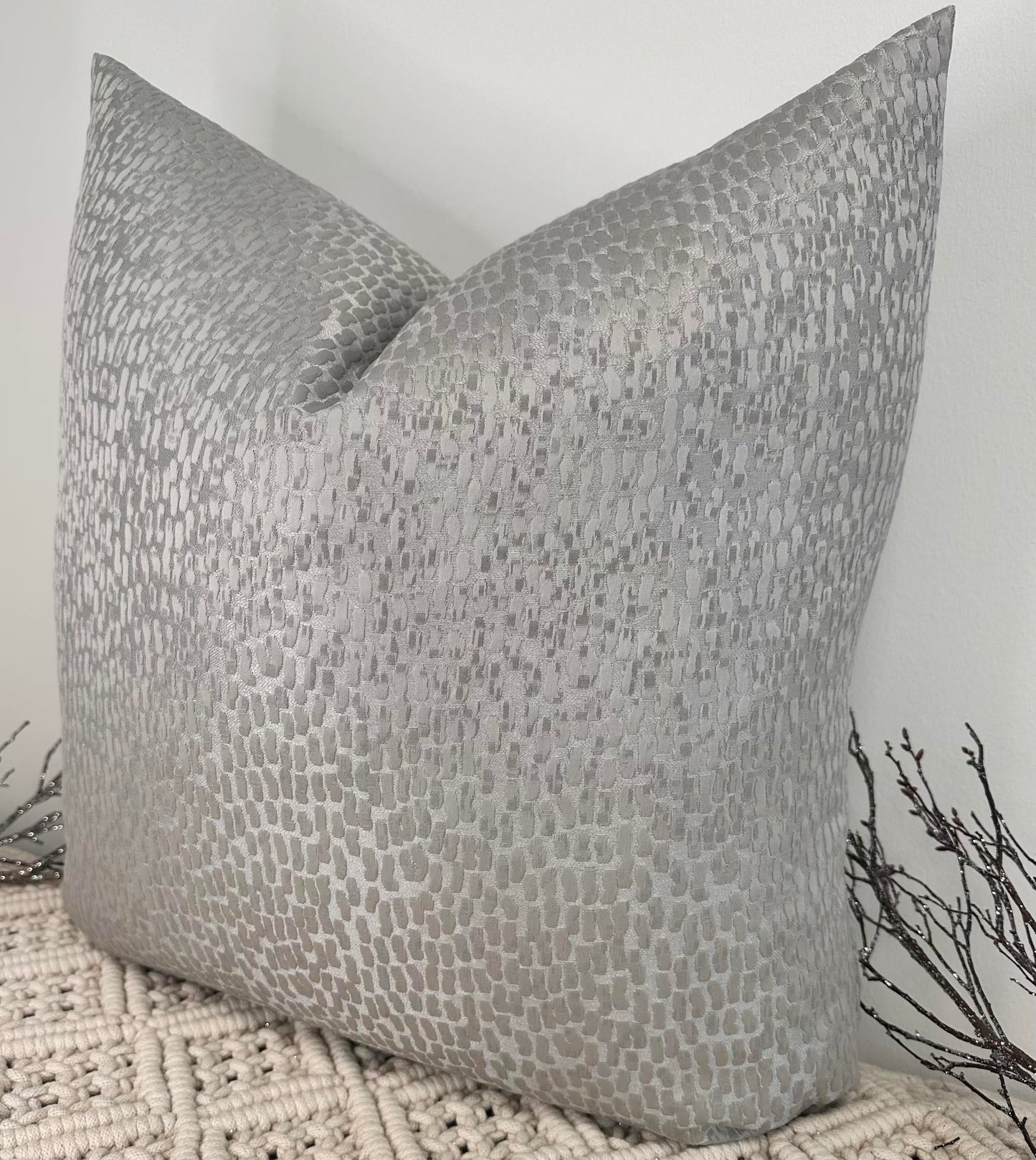 The Couture Cushion - The Silver Carioca - Style No. 212