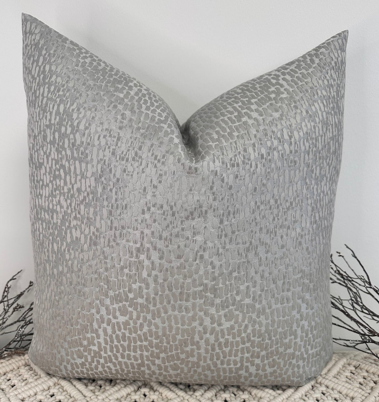 The Couture Cushion - The Silver Carioca - Style No. 212