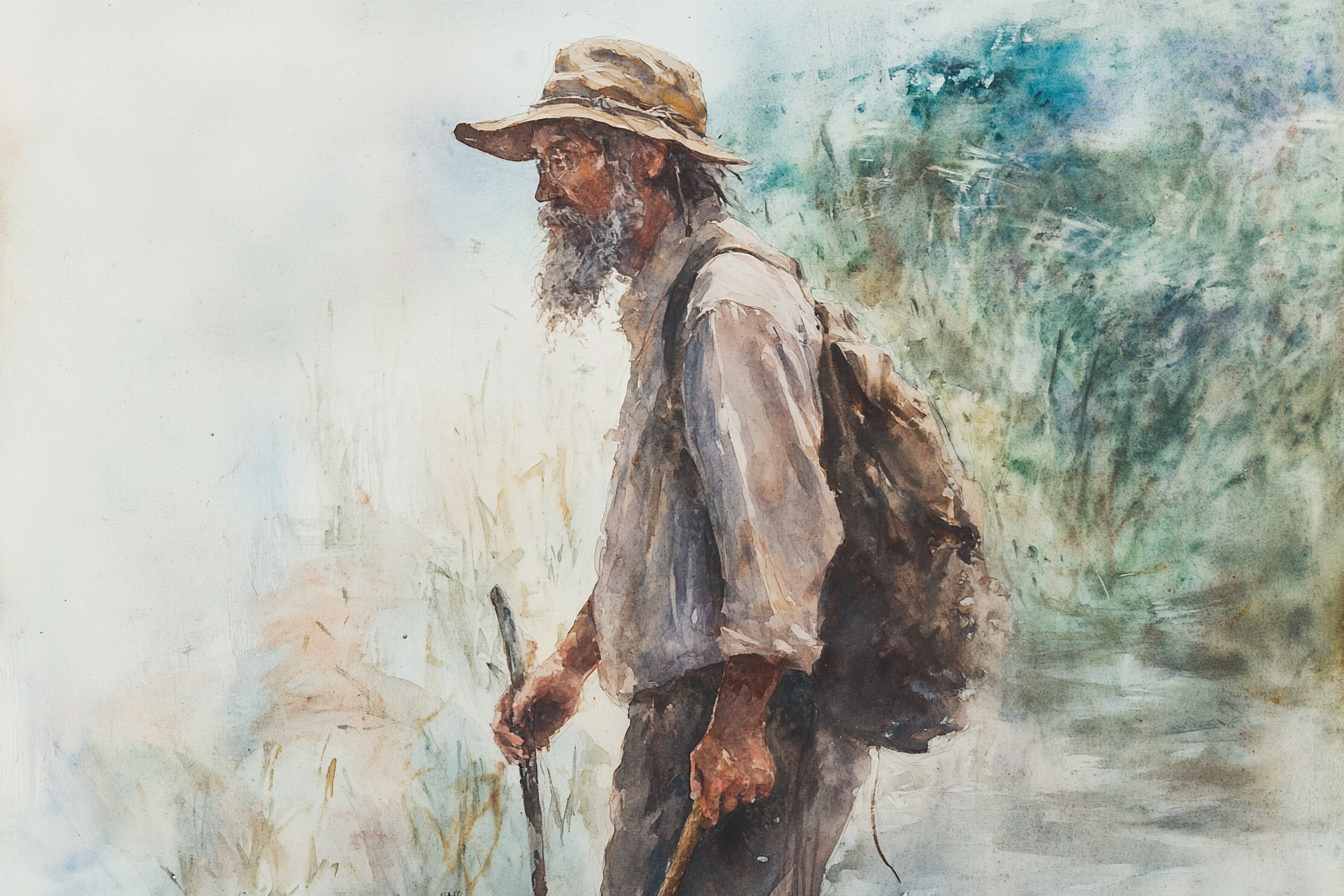 The Wanderer's Rustic Blanket