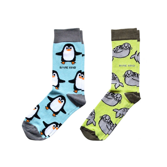 The Belly Sliding Bamboo Socks Duo