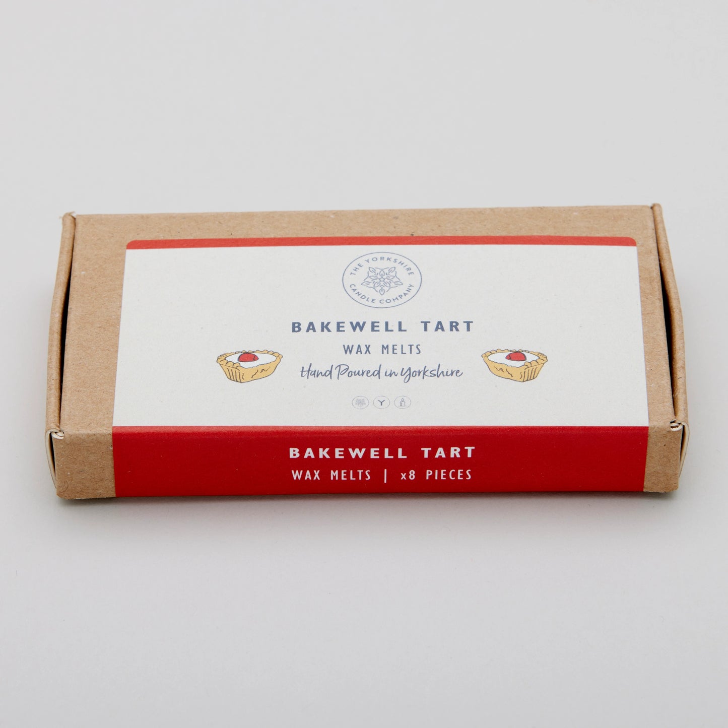The Foalyard - Bakewell Tart set of eight beautifully detailed wax melts British Made by The Yorkshire Candle Company
