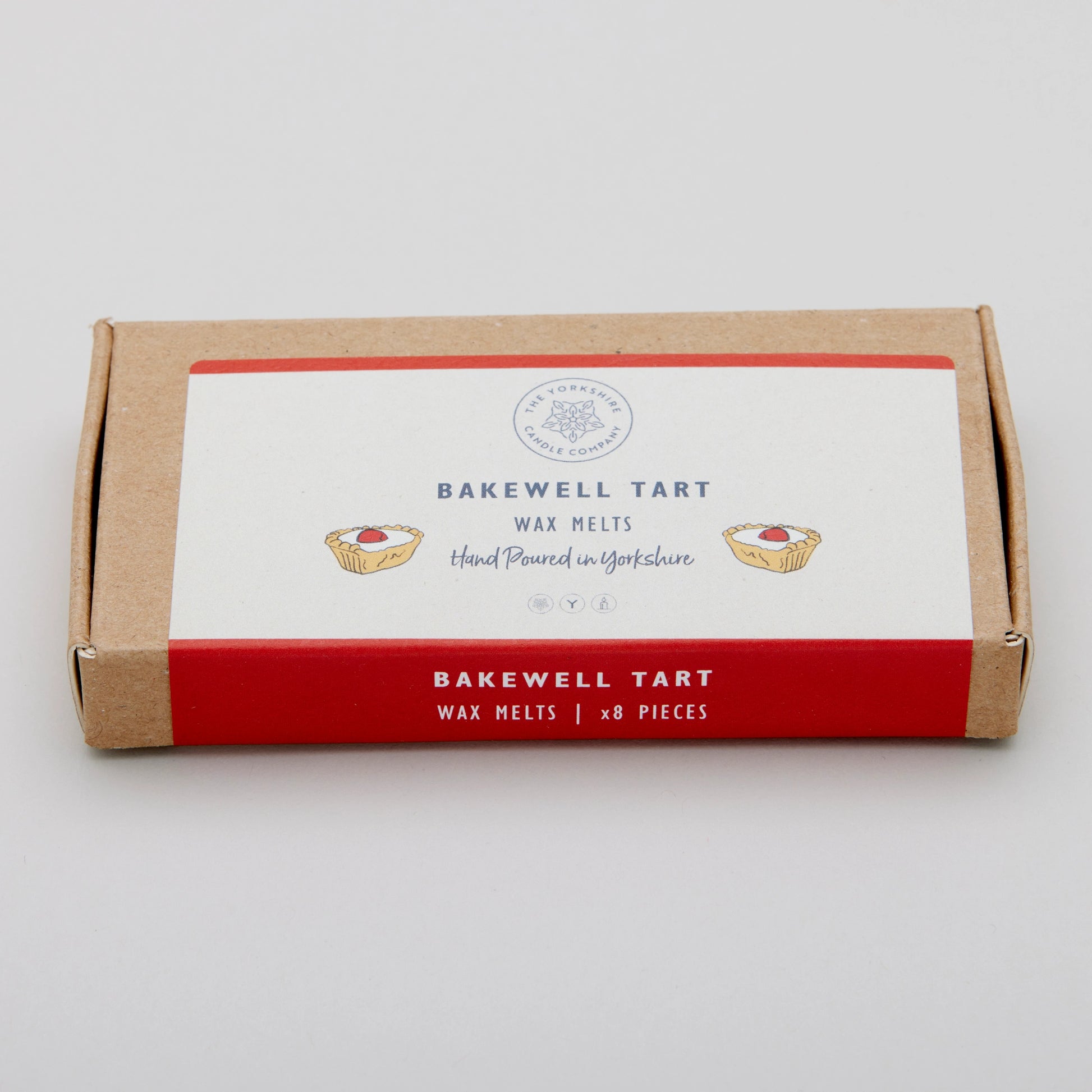 The Foalyard - Bakewell Tart set of eight beautifully detailed wax melts British Made by The Yorkshire Candle Company