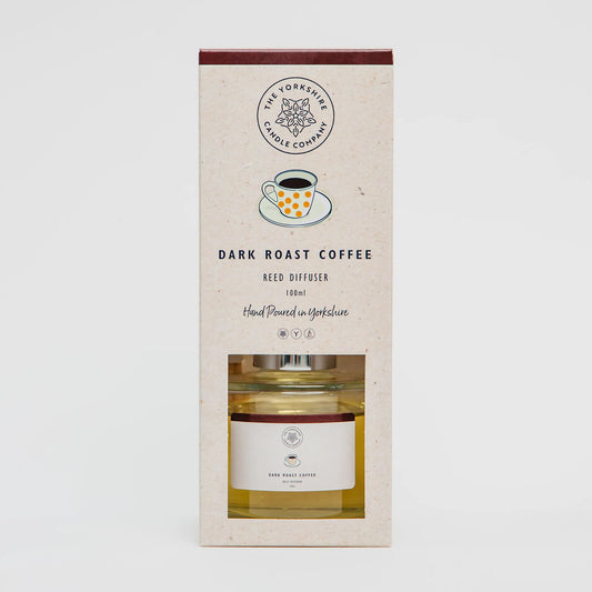 The Foalyard - Dark Roast Coffee Reed Diffuser with presentation box British Made by The Yorkshire Candle Company