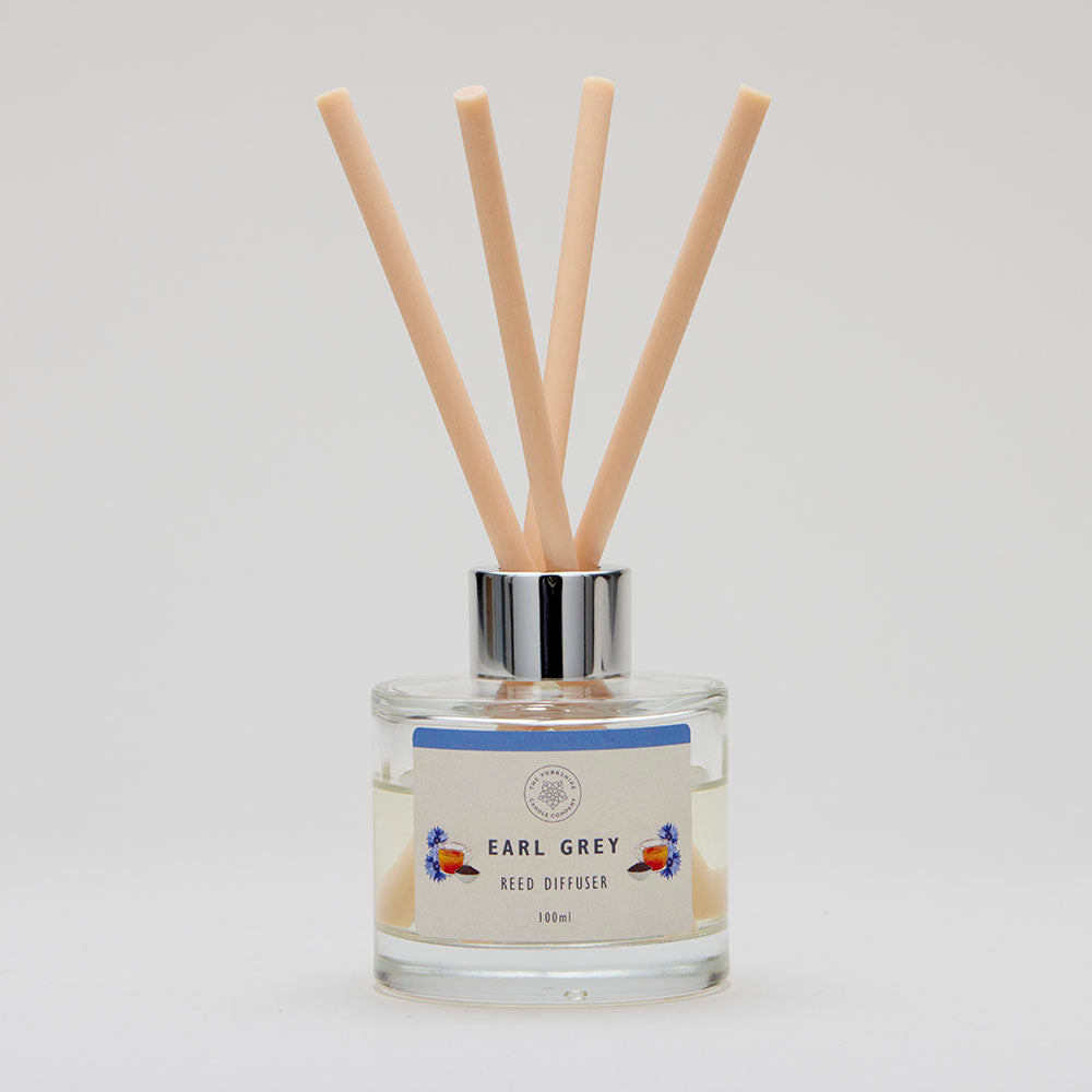 The Foalyard - Earl Grey Reed Diffuser with presentation box British Made by The Yorkshire Candle Company