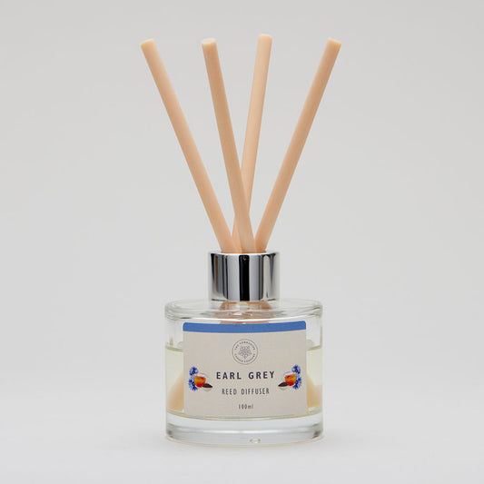 The Foalyard - Earl Grey Reed Diffuser with presentation box British Made by The Yorkshire Candle Company