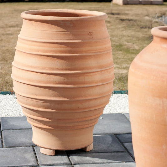 The Foalyard - Fraska Cretan Terracotta Large Frost-Proof Pots from H70 x D60cm high quality home garden patio - 50 years warranty - The Terracotta Pot Company - Cretan Ceramics by Andonis Araviakis
