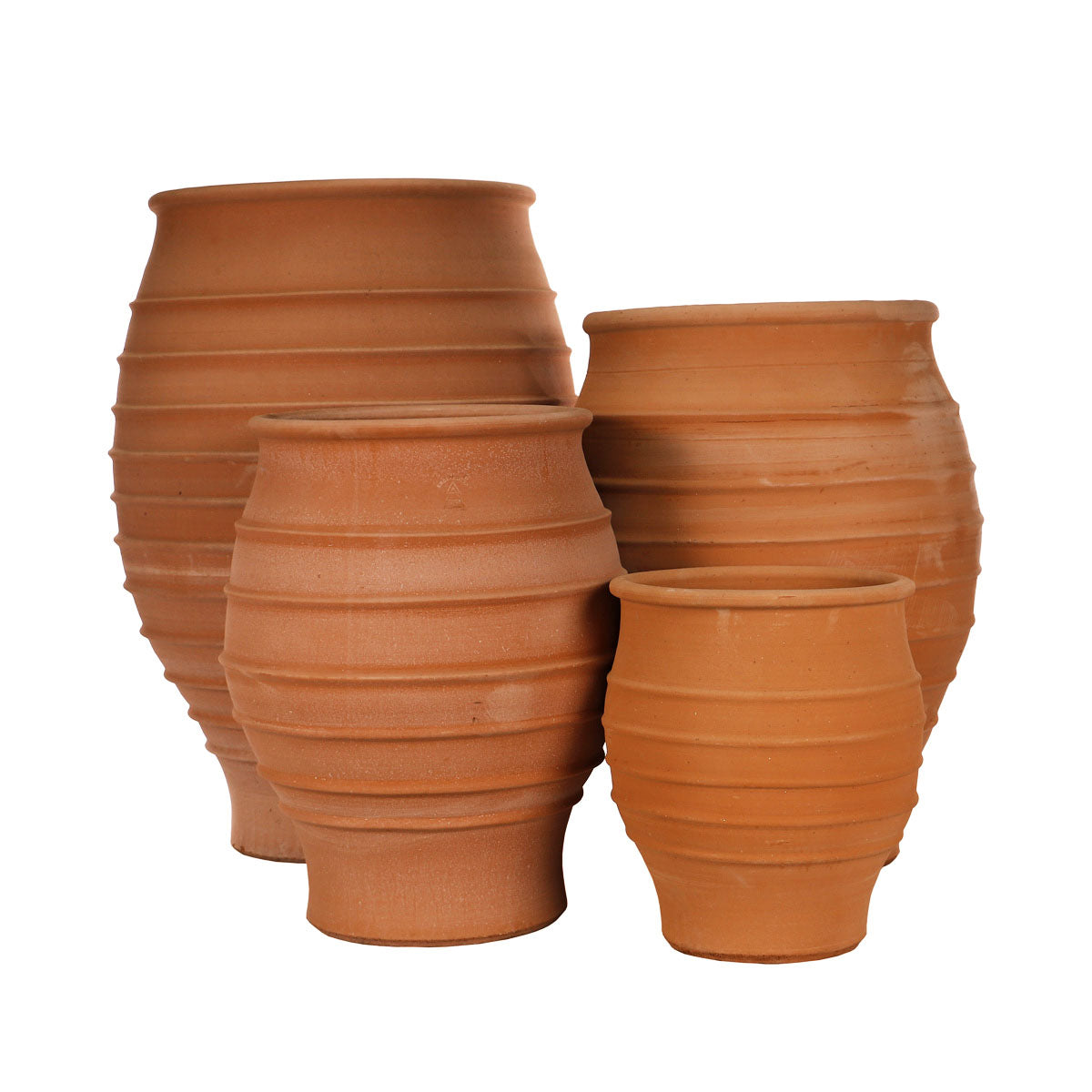 The Foalyard - Fraska Cretan Terracotta Large Frost-Proof Pots from H70 x D60cm high quality planters - 50 years warranty - The Terracotta Pot Company - Cretan Ceramics by Andonis Araviakis