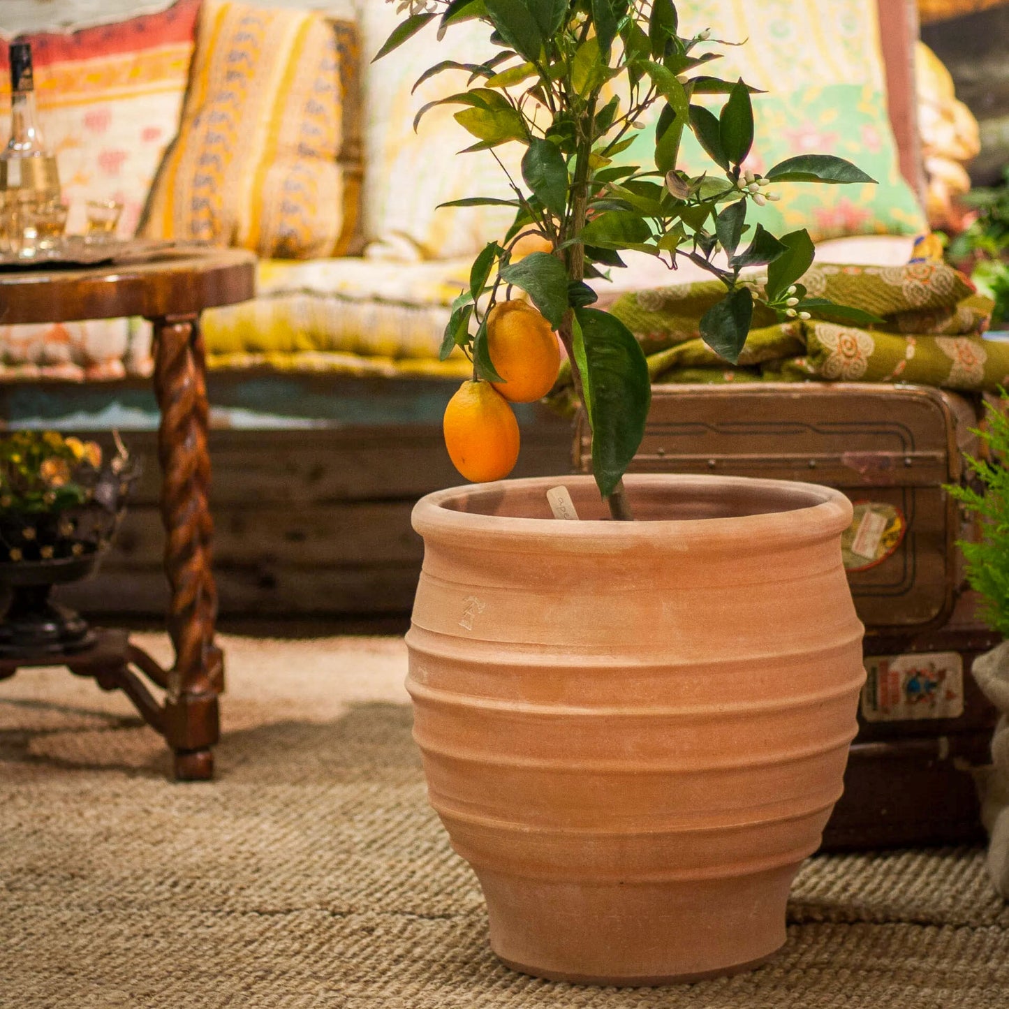 The Foalyard - Fraska Cretan Terracotta Large Frost-Proof Pots from H70 x D60cm premium quality Mediterranean home garden decor - 50 years warranty - The Terracotta Pot Company - Cretan Ceramics by Andonis Araviakis