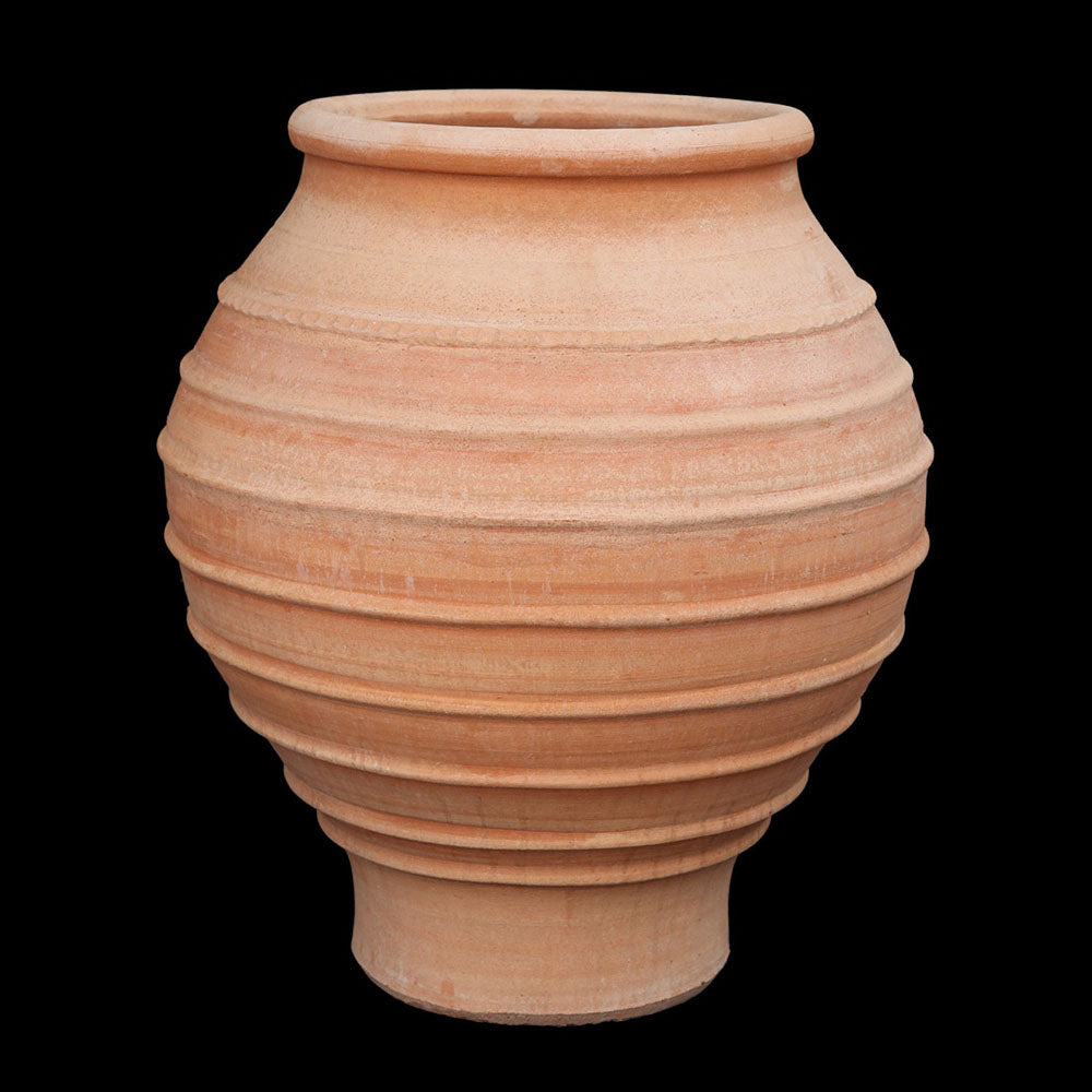 The Foalyard - Koronios Cretan Terracotta Large Frost-Proof Pot from H70 x D60cm high quality - 50 years guarantee - The Terracotta Pot Company - Cretan Ceramics by Andonis Araviakis