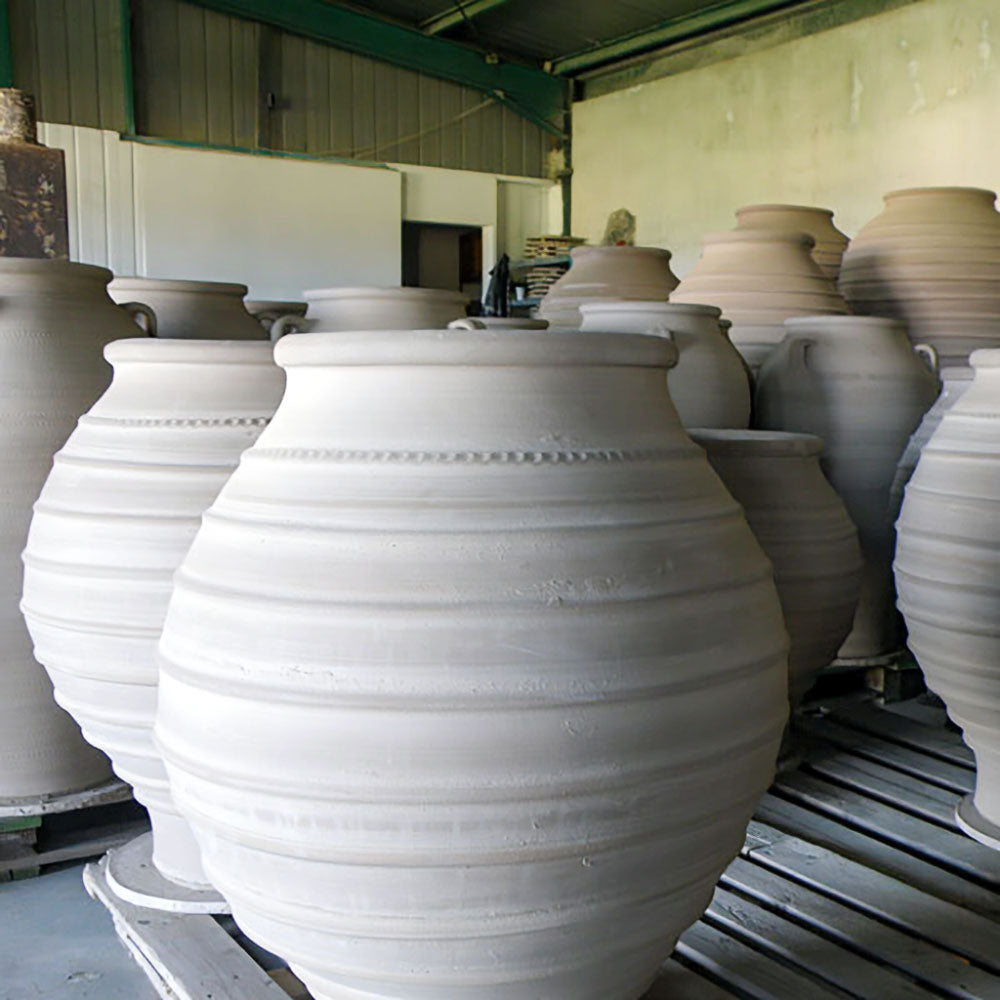 The Foalyard - Koronios Cretan Terracotta Large Frost-Proof Pots from H70 x D60cm various sizes Greece manufacturing - 50 years guarantee - The Terracotta Pot Company - Cretan Ceramics by Andonis Araviakis