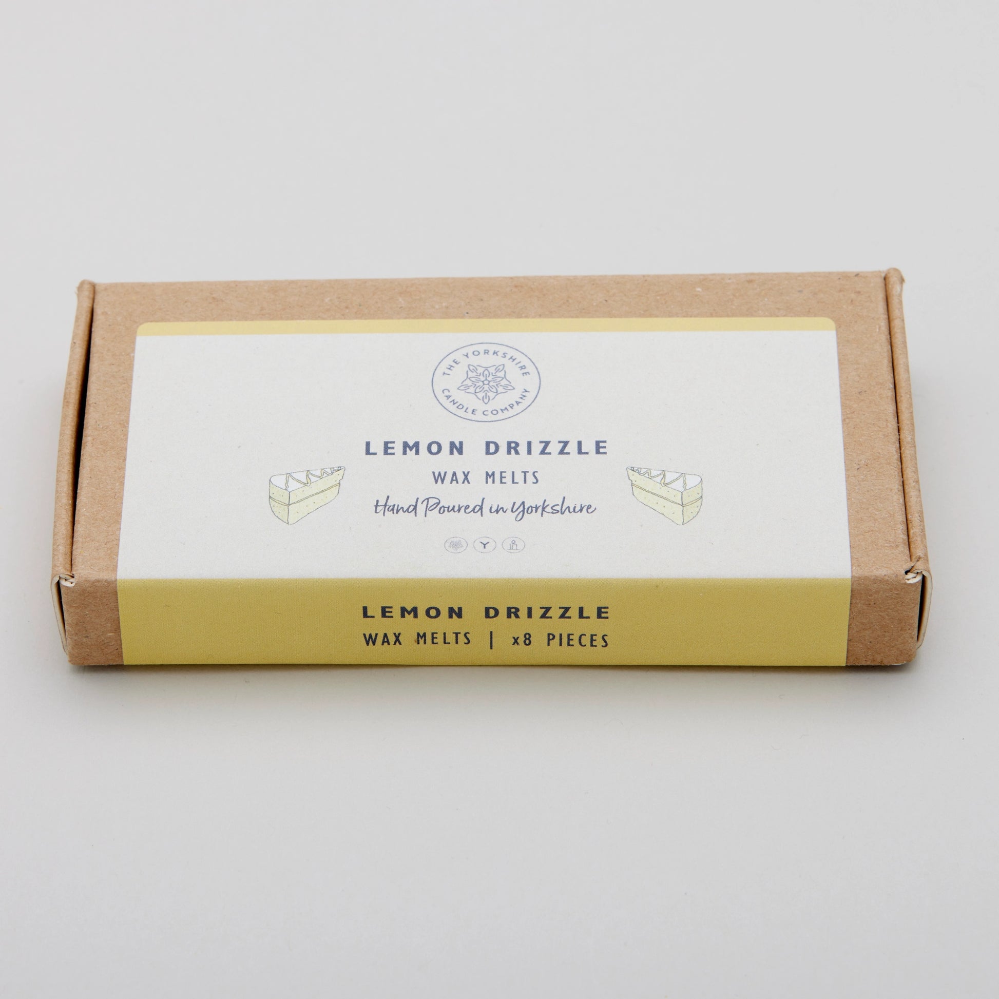 The Foalyard - Lemon Drizzle set of eight beautifully detailed wax melts British Made by The Yorkshire Candle Company