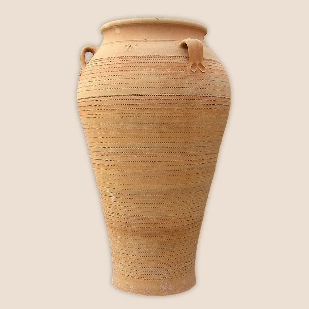 The Foalyard - Pithos Cretan Terracotta Large Frost-Proof Pots from H70 x D45cm Greek high quality home decor - 50 years guarantee - The Terracotta Pot Company - Cretan Ceramics by Andonis Araviakis