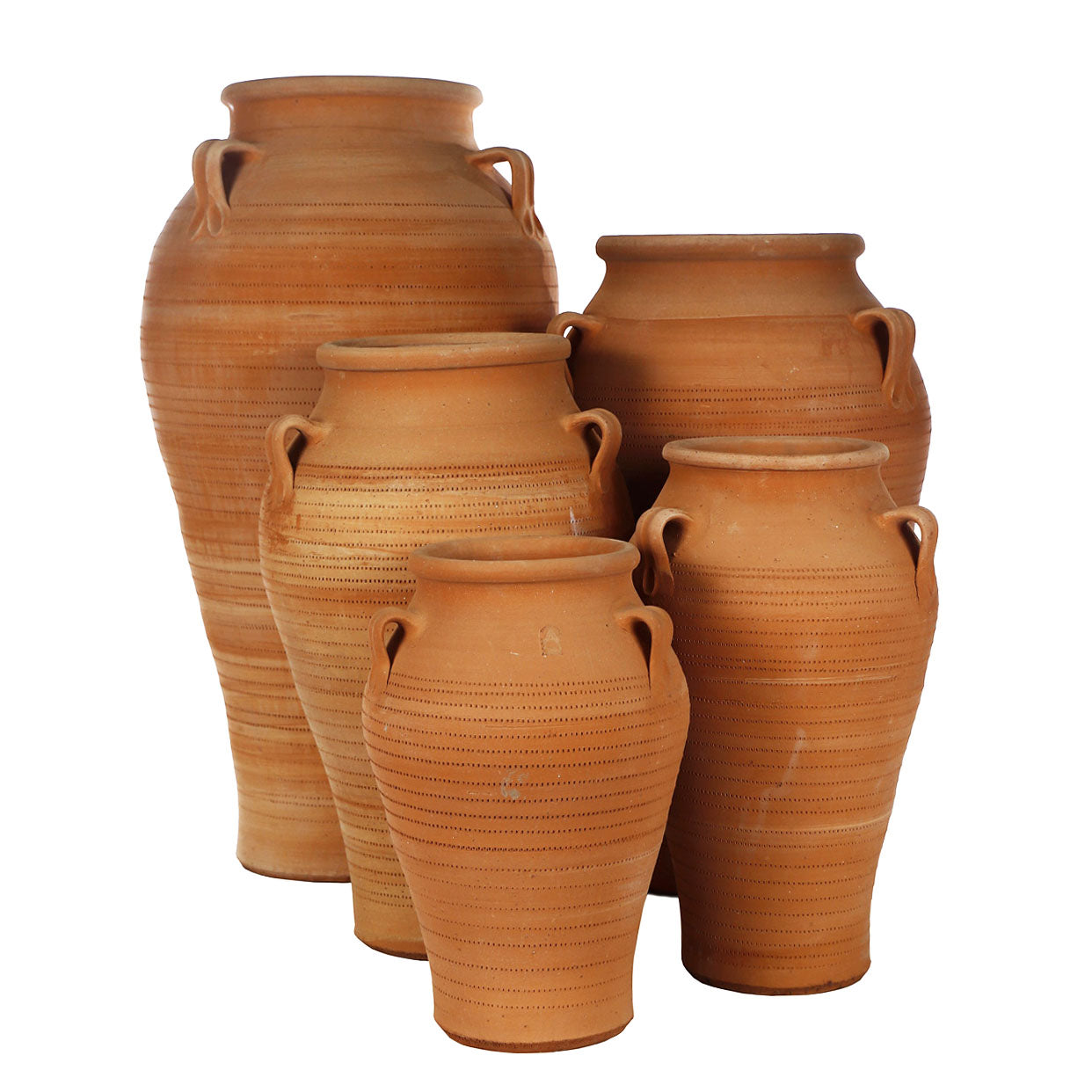 The Foalyard - Pithos Cretan Terracotta Large Frost-Proof Pots from H70 x D45cm high quality home garden decor from Greece - 50 years guarantee - The Terracotta Pot Company - Cretan Ceramics by Andonis Araviakis