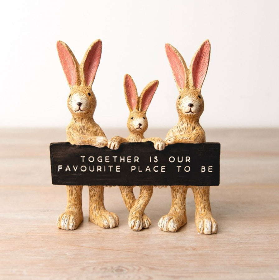 The Foalyard - Portland Living Jasper Bunnies Family Together - 15cm.jpg