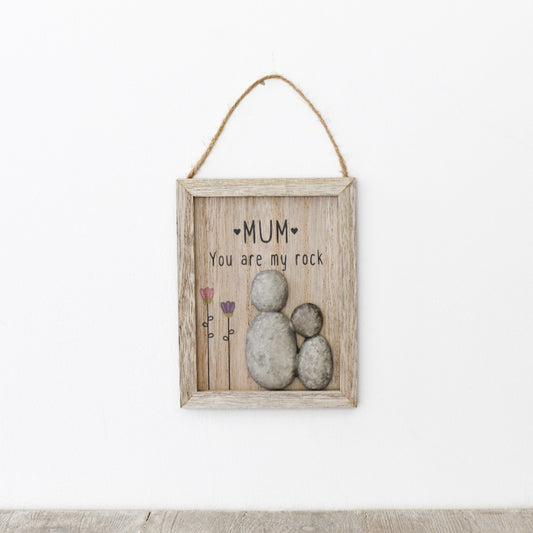The Foalyard - Portland Living MUM You are my rock - Hanging Pebble Plaque.jpg