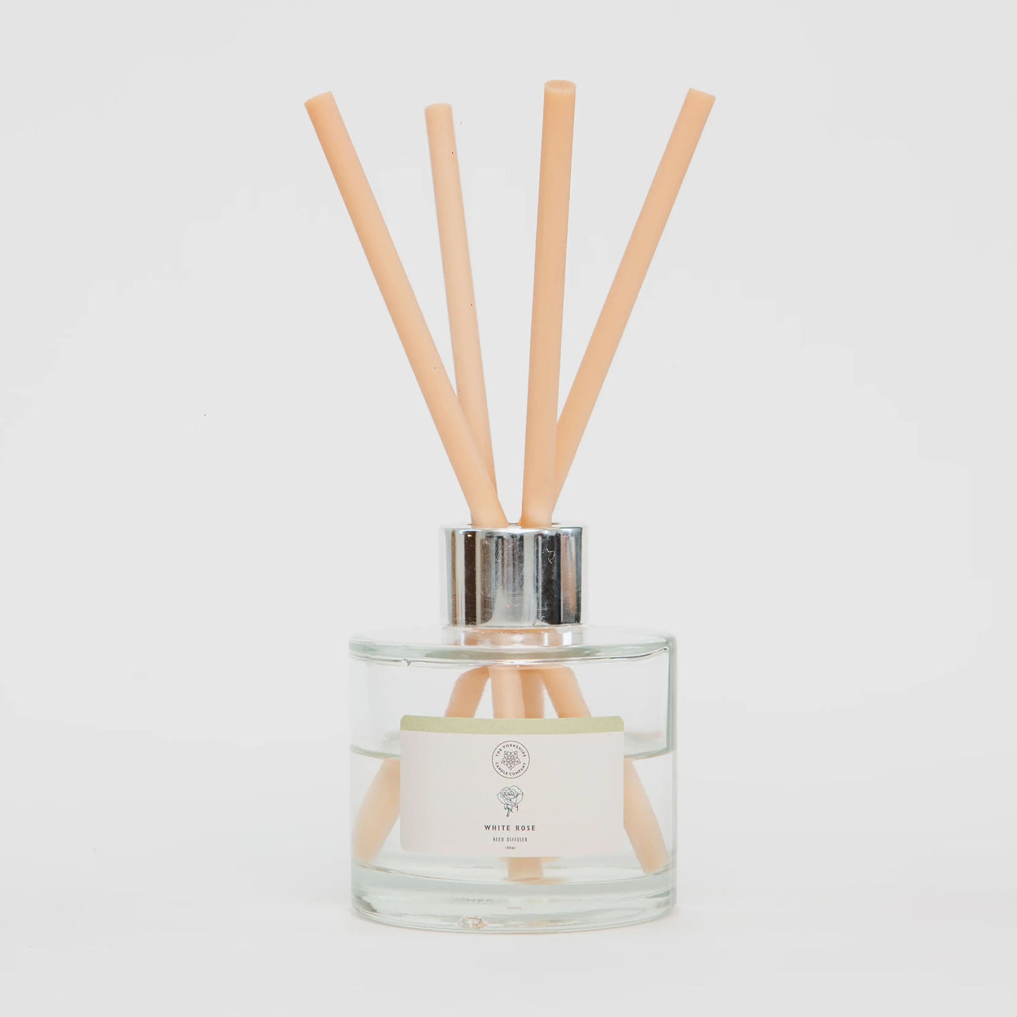 The Foalyard - White Rose Reed Diffuser British Made by The Yorkshire Candle Company