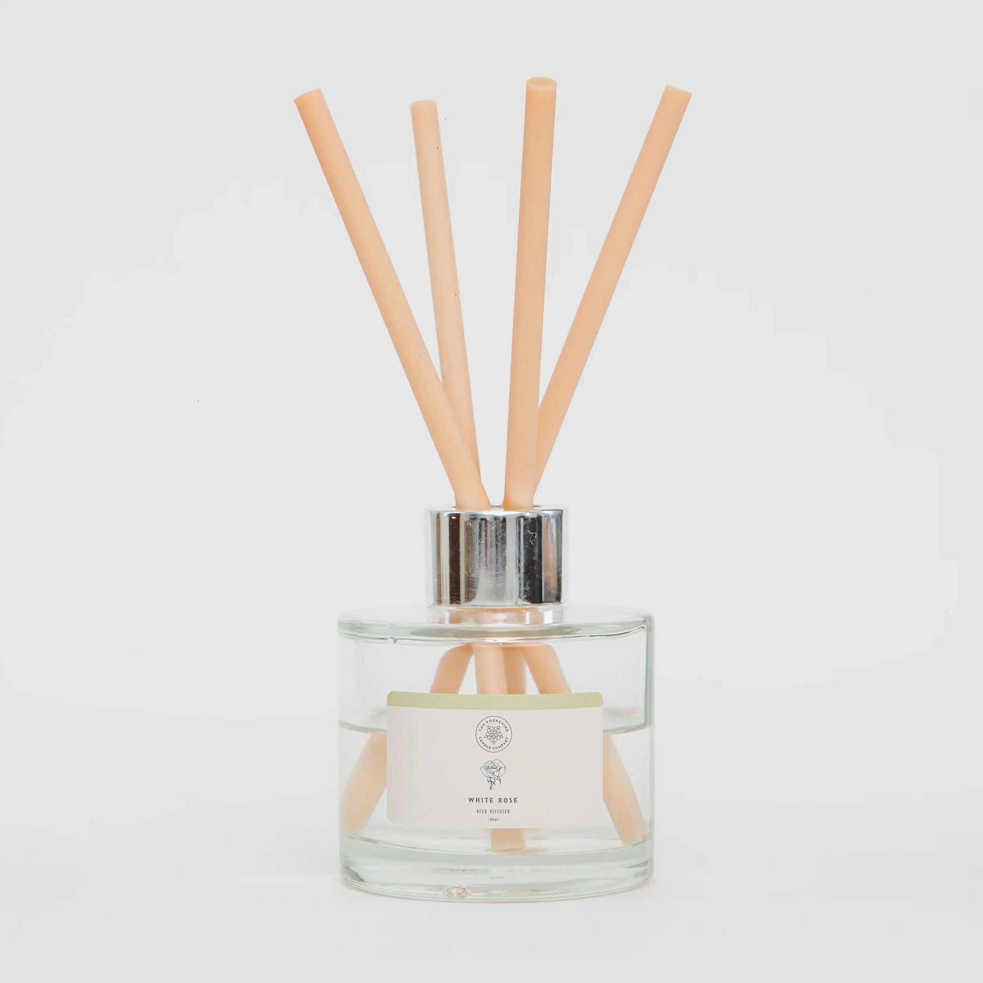 The Foalyard - White Rose Reed Diffuser British Made by The Yorkshire Candle Company