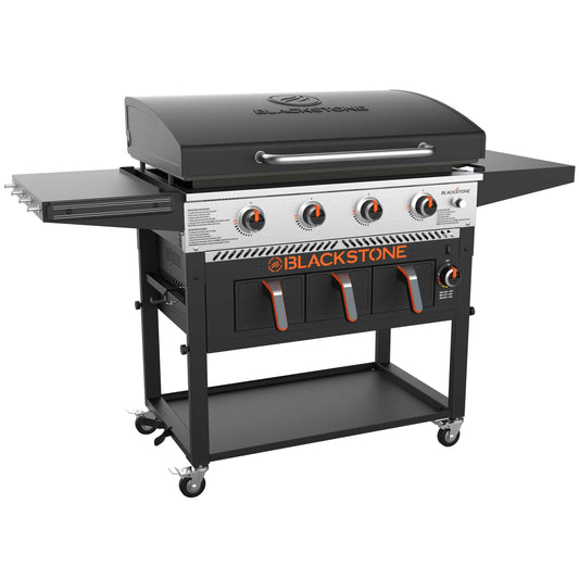 The Foalyard Blackstone 36-inch Gas Griddle Plus AirFryer Combo and Hood - plain
