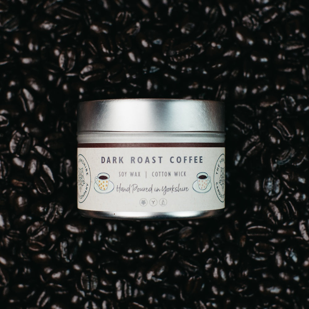 The Foalyard Dark Roast Coffee Scented Tin Candle