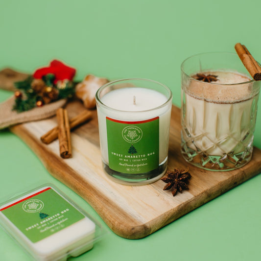 The Foalyard Sweet Amaretto Nog Candle Glass Tumbler