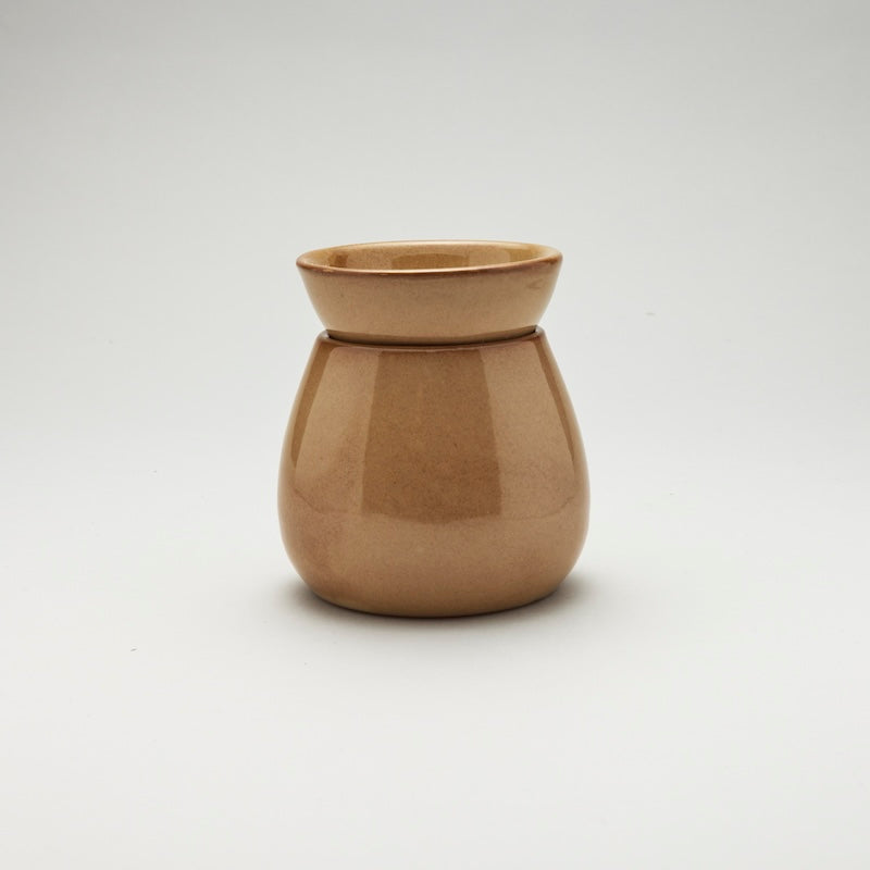 The Foalyard Yorkshire Candle Company Wax Melt Oil Burner Beige back