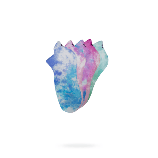 Tie Dye Multicoloured Ankle Socks