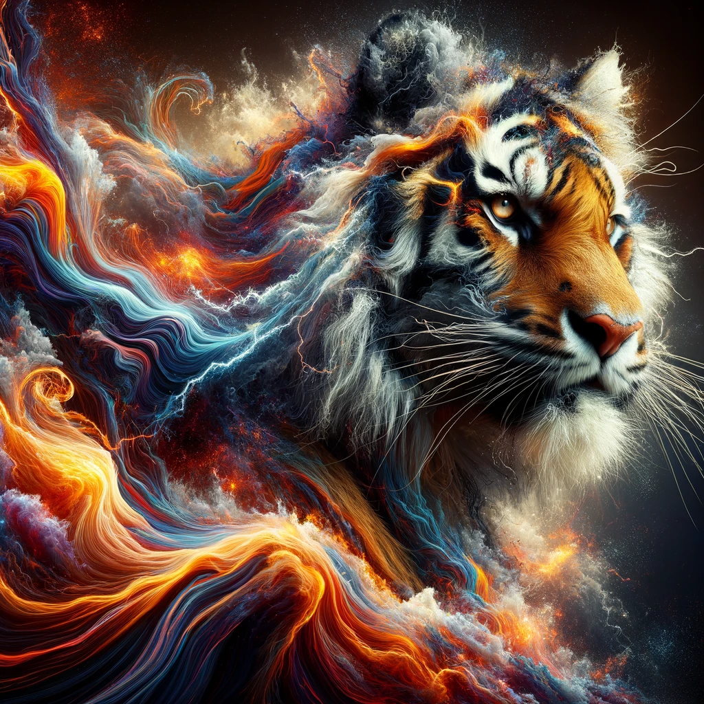 Tiger Energy Fusion Canvas