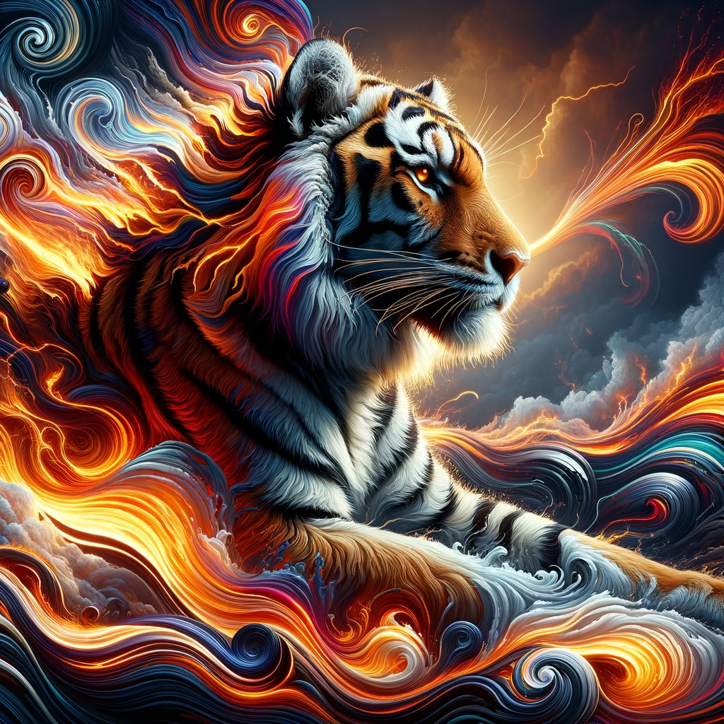 Tiger Vitality Blend Canvas