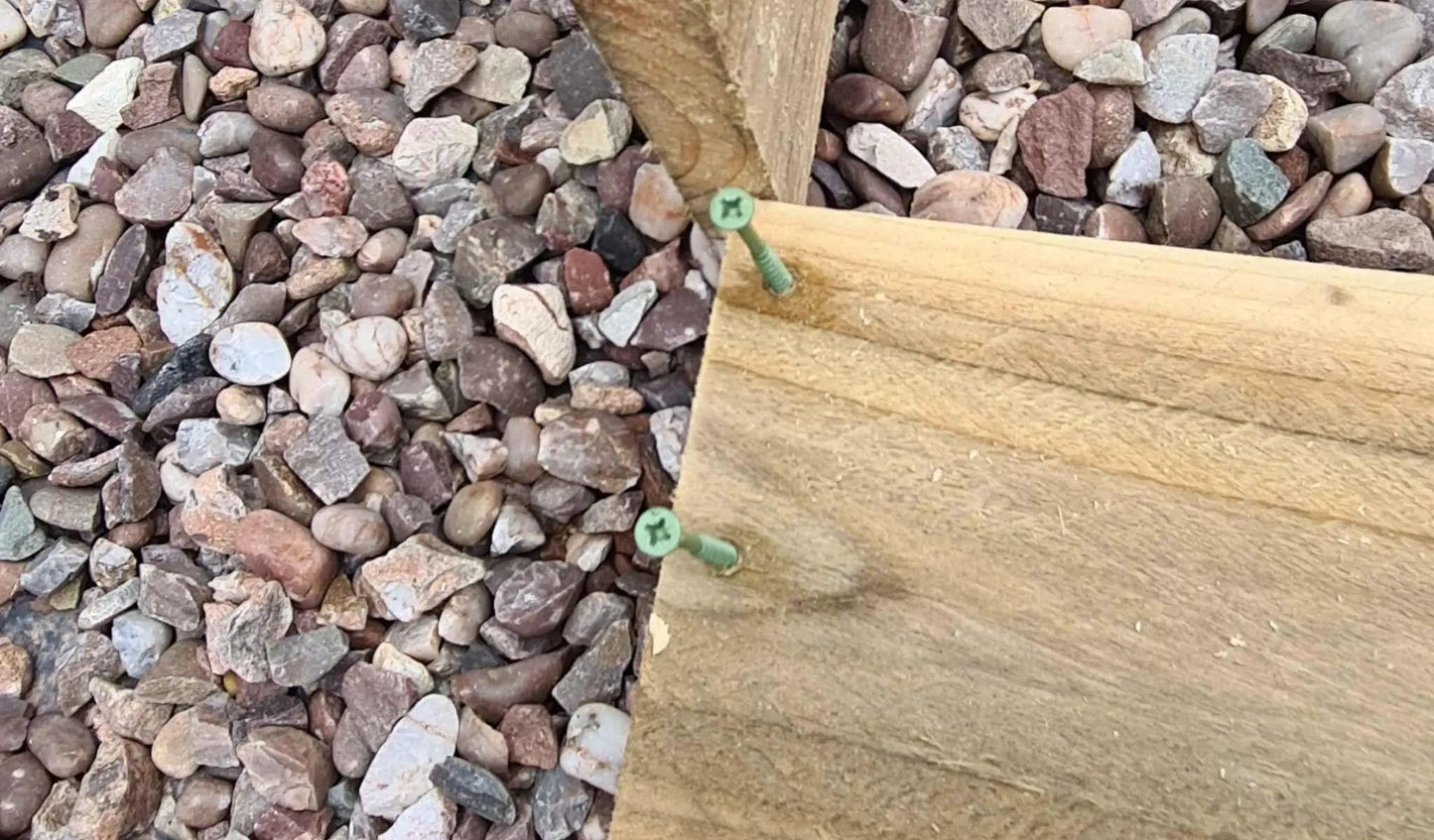 6x1 Timber Wooden Raised planter Beds choose from 3 hights