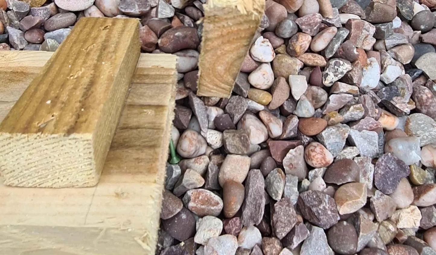 6x1 Timber Wooden Raised planter Beds choose from 3 hights