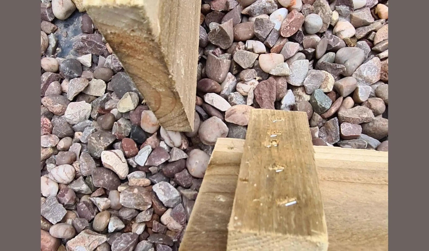 6x1 Timber Wooden Raised planter Beds choose from 3 hights