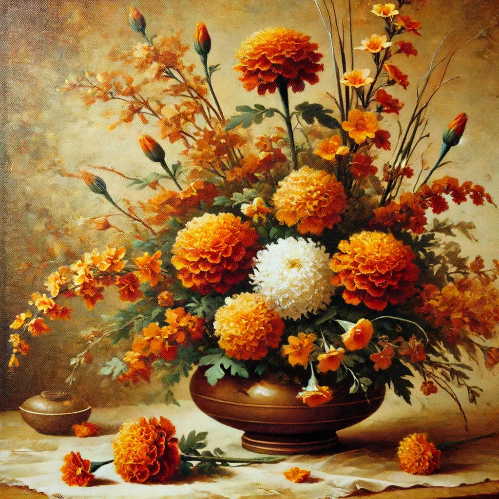 Timeless Ikebana Canvas