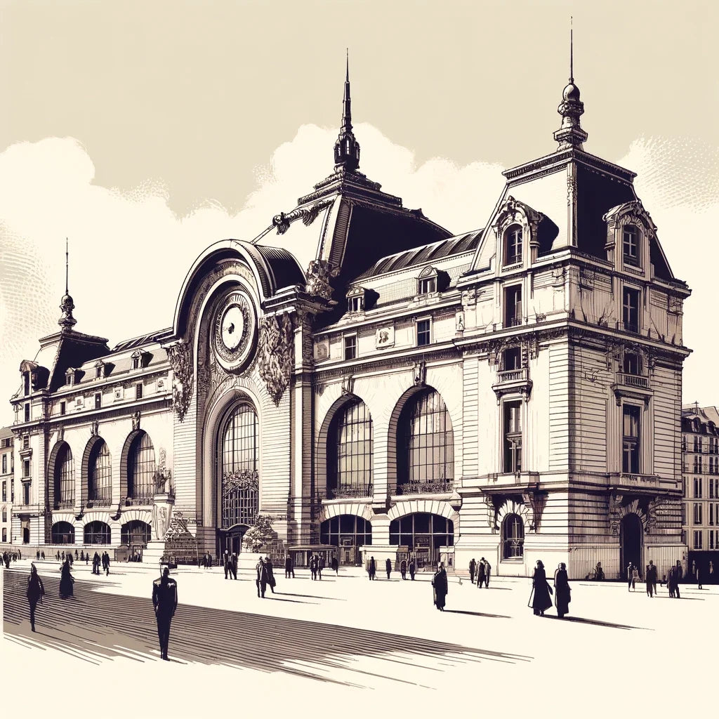 Timelessness of Paris Musée d'Orsay Canvas