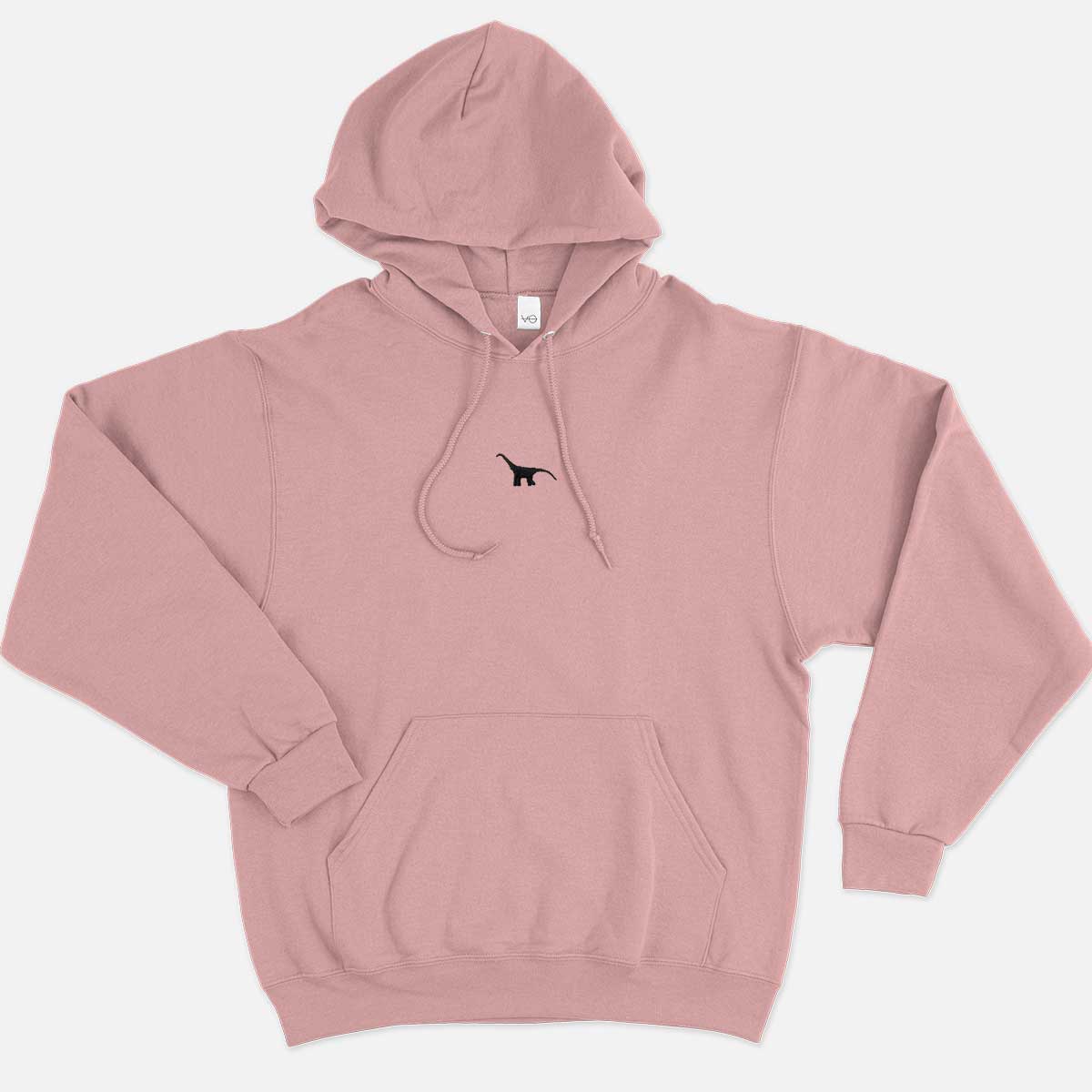 Tiny Embroidered Dino Hoodie (Unisex)