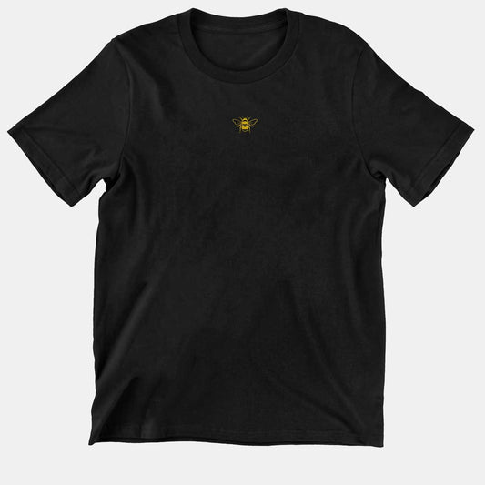 Tiny Embroidered Bumble Bee Kids T-Shirt (Unisex)