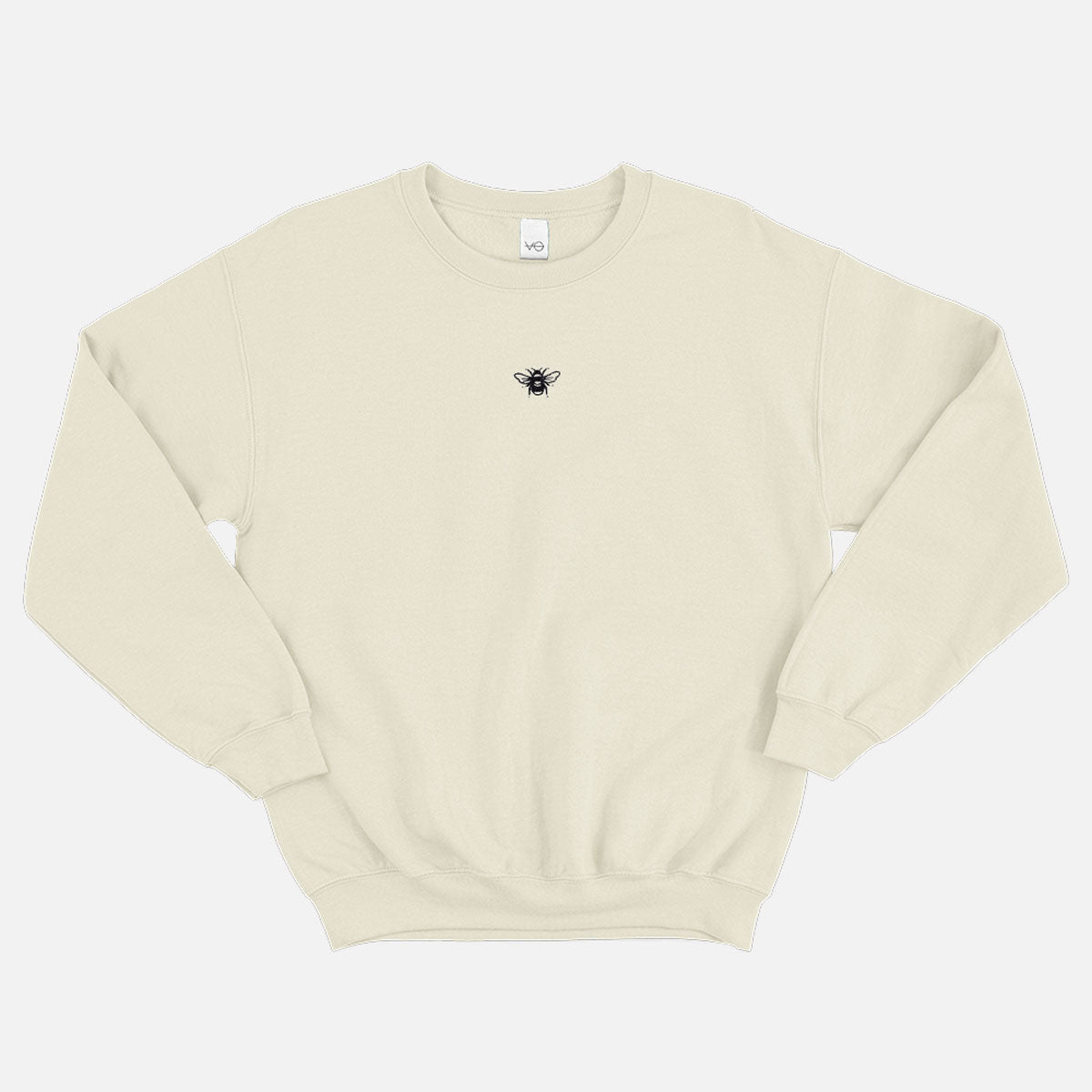 Tiny Embroidered Bumble Bee Sweatshirt (Unisex)