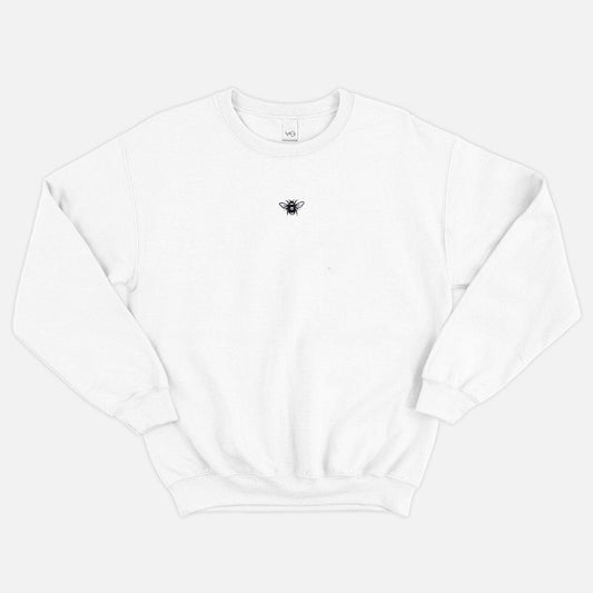 Tiny Embroidered Bumble Bee Sweatshirt (Unisex)