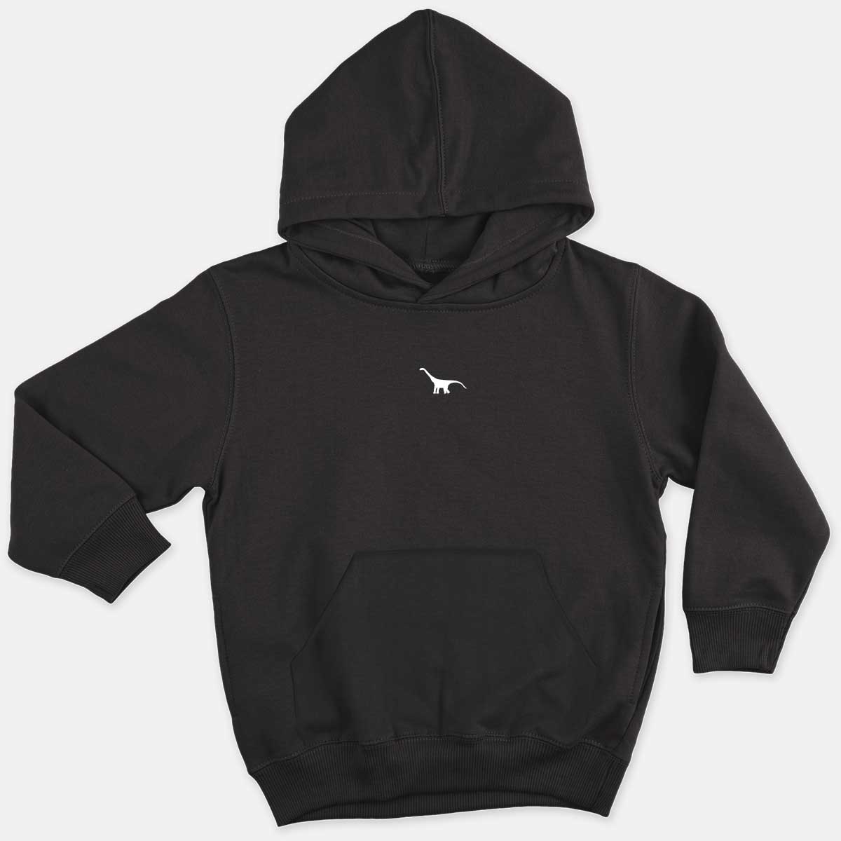 Tiny Embroidered Dinosaur Kids Hoodie (Unisex)