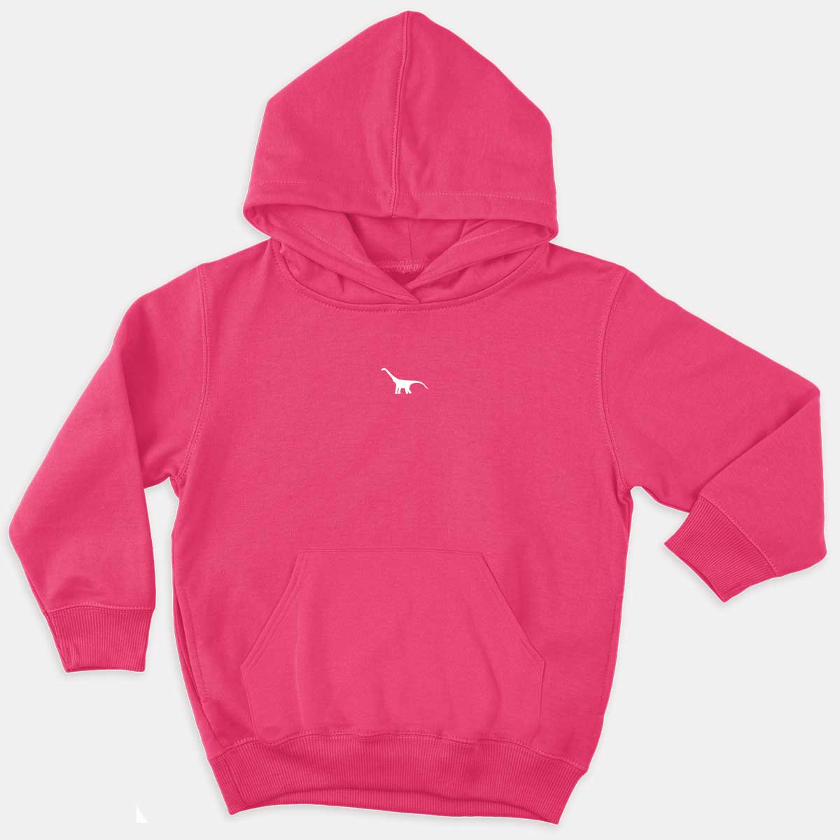 Tiny Embroidered Dinosaur Kids Hoodie (Unisex)