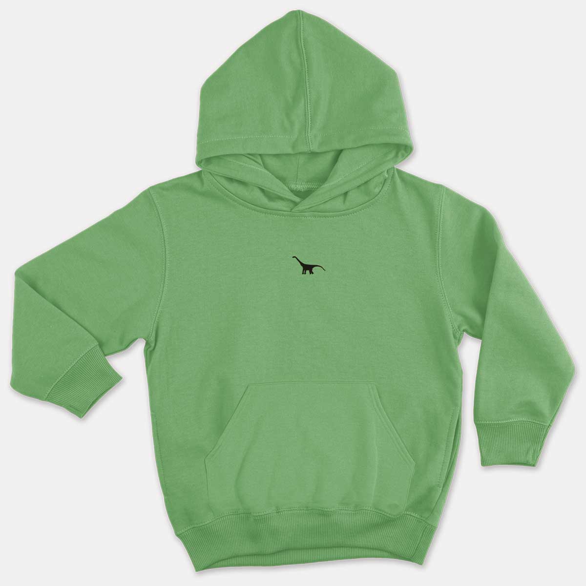Tiny Embroidered Dinosaur Kids Hoodie (Unisex)